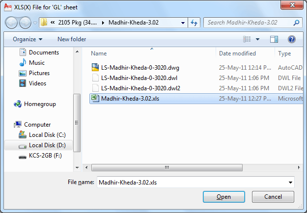 File brows dialog box to export text