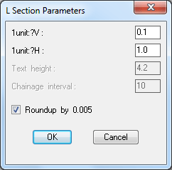 Old dialog box for 'SlopeToLine' command